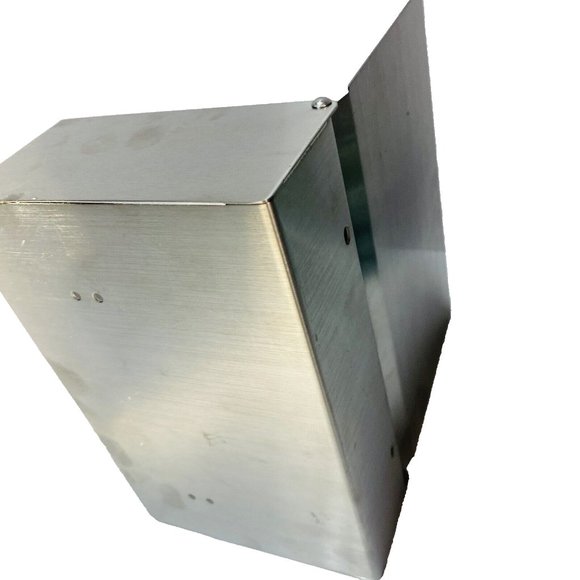 Stainless Steel Box With Mounting Holes Brand New - Picture 10 of 15
